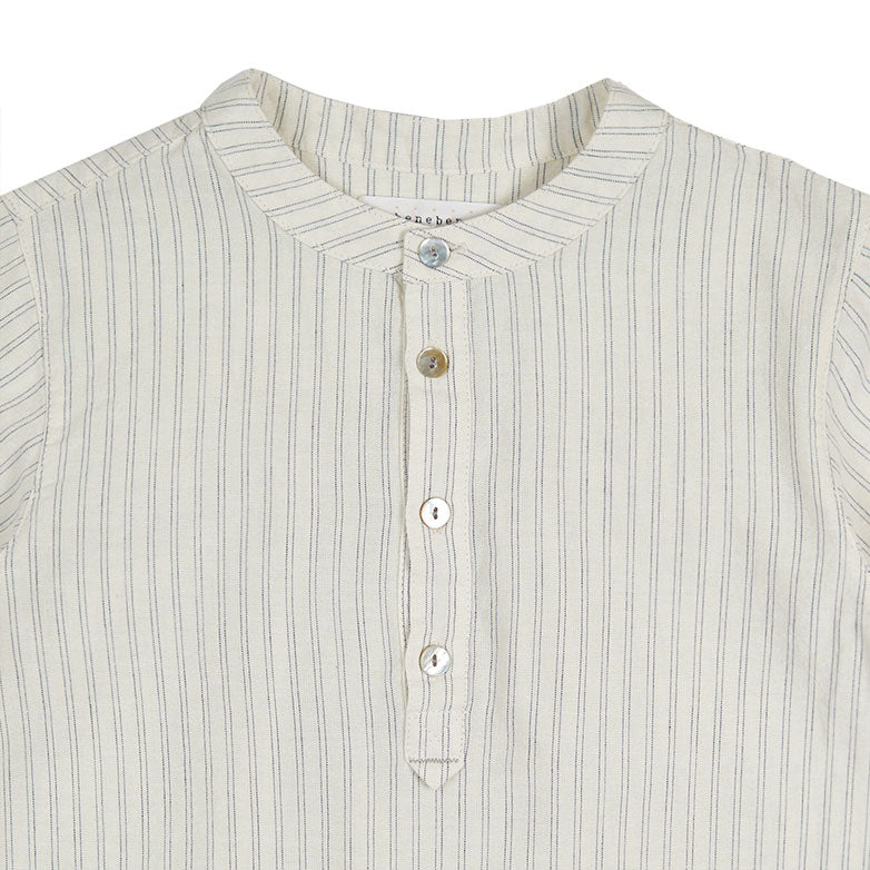 Bene Bene Aube Stripe Henley Neck Shirt
