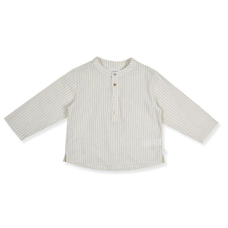 Bene Bene Aube Stripe Henley Neck Shirt