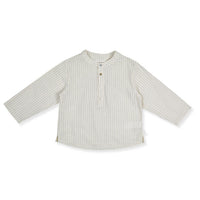 Bene Bene Aube Stripe Henley Neck Shirt