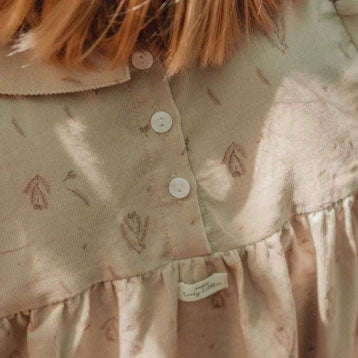 Lovely Littles Corduroy Romper - Ember
