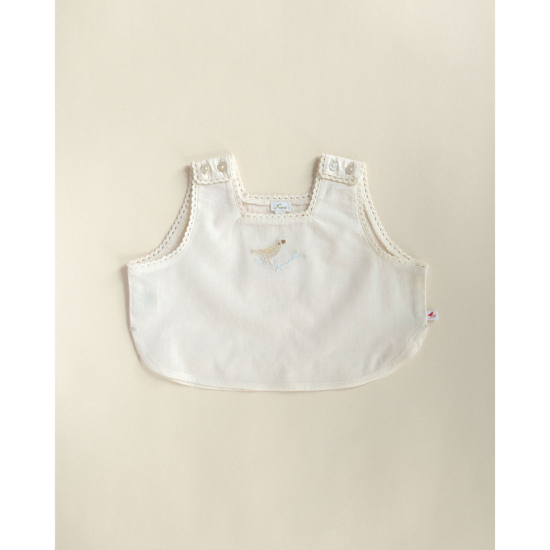 Ferne Ecru Voile Birdie Smock