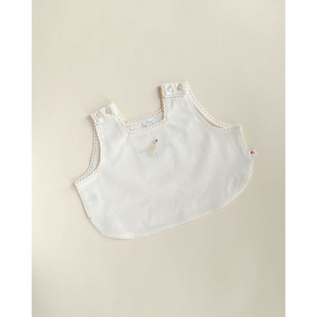 Ferne Ecru Voile Birdie Smock