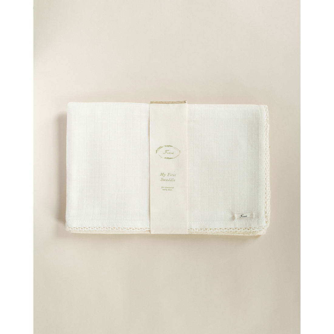 Ferne Dove White Swaddle