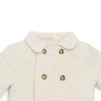 Donsje Warm White Belen Baby Jacket