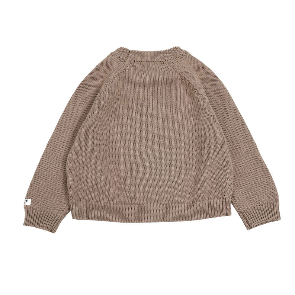 Donsje Hazelnut Bear Sweater