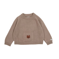 Donsje Hazelnut Bear Sweater