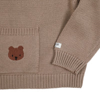 Donsje Hazelnut Bear Sweater