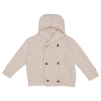 Donsje White Sand Melange Tristan Baby Cardigan