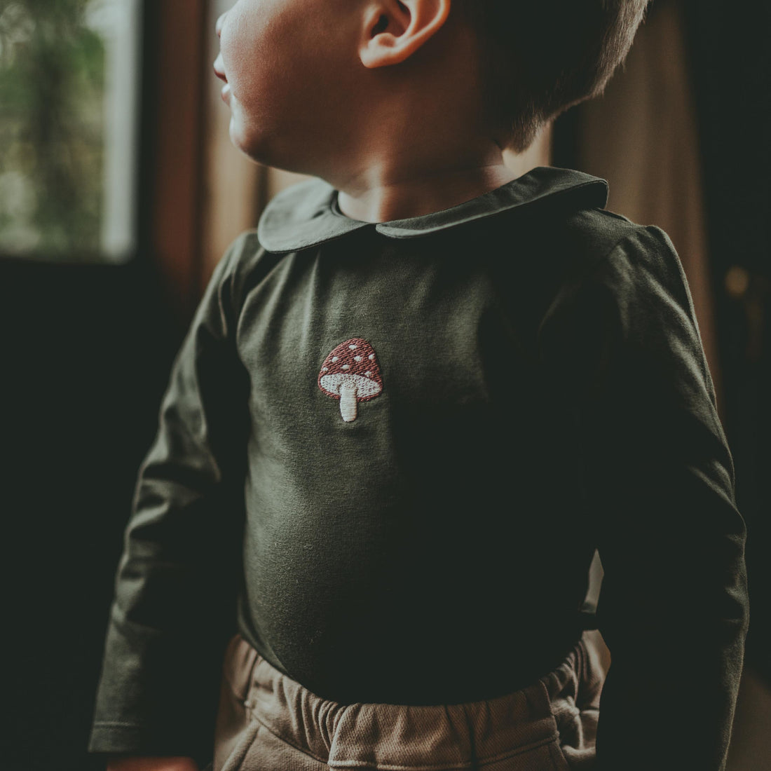 Donsje Forest Green Toadstool Voda Bodysuit