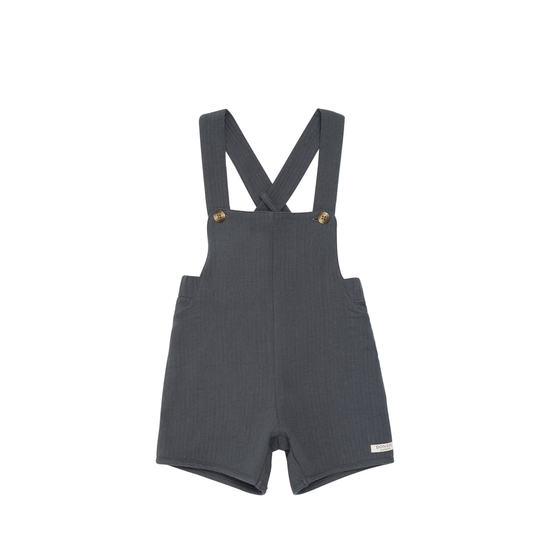 Donsje Cloudy Grey Obby Suspender Shorts