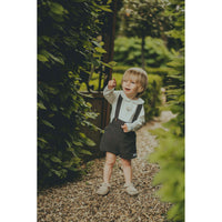 Donsje Cloudy Grey Obby Suspender Shorts