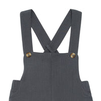 Donsje Cloudy Grey Obby Suspender Shorts