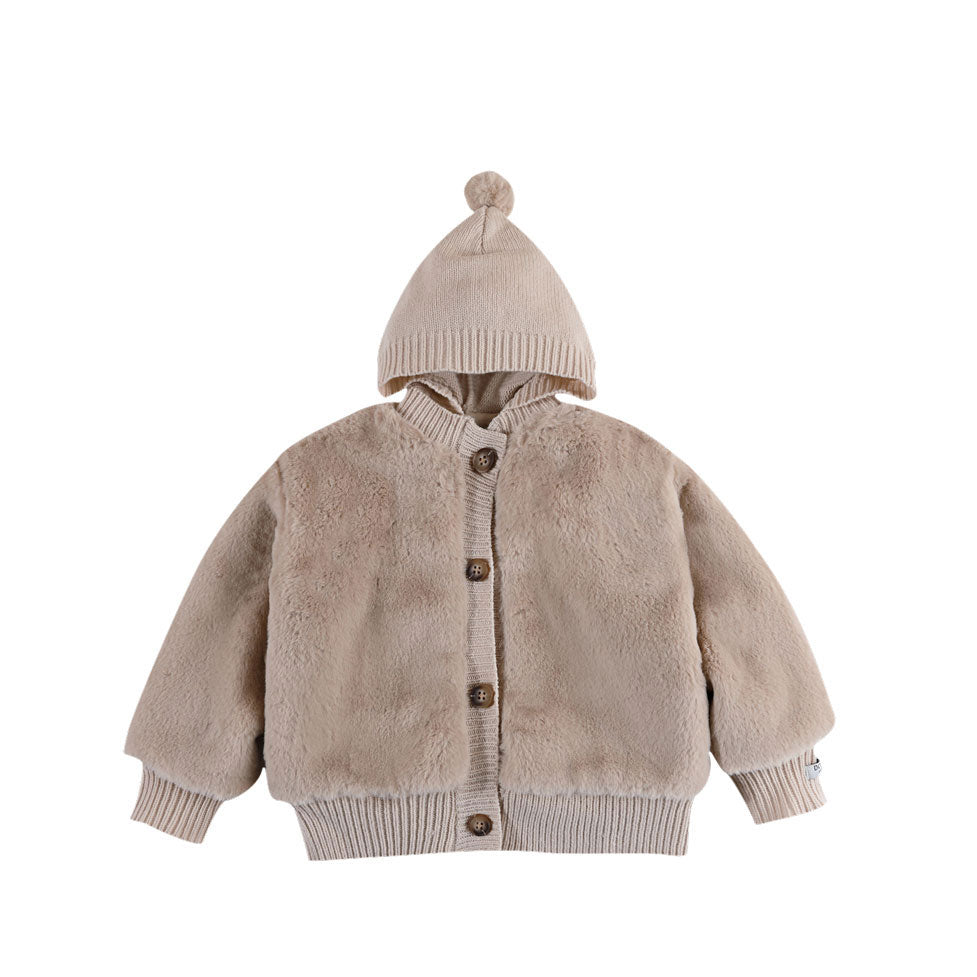 Donsje Soft Sand Teddy Jacket