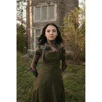 Ava and Lu Olive Buckle Jumper