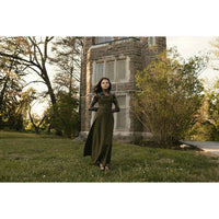 Ava and Lu Olive Buckle Jumper