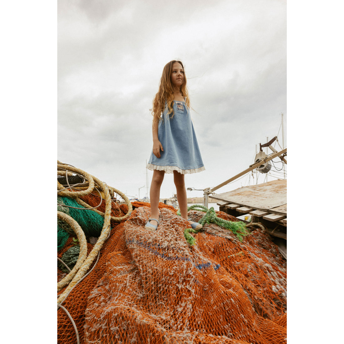 1984 Denim Eyelet Jumper
