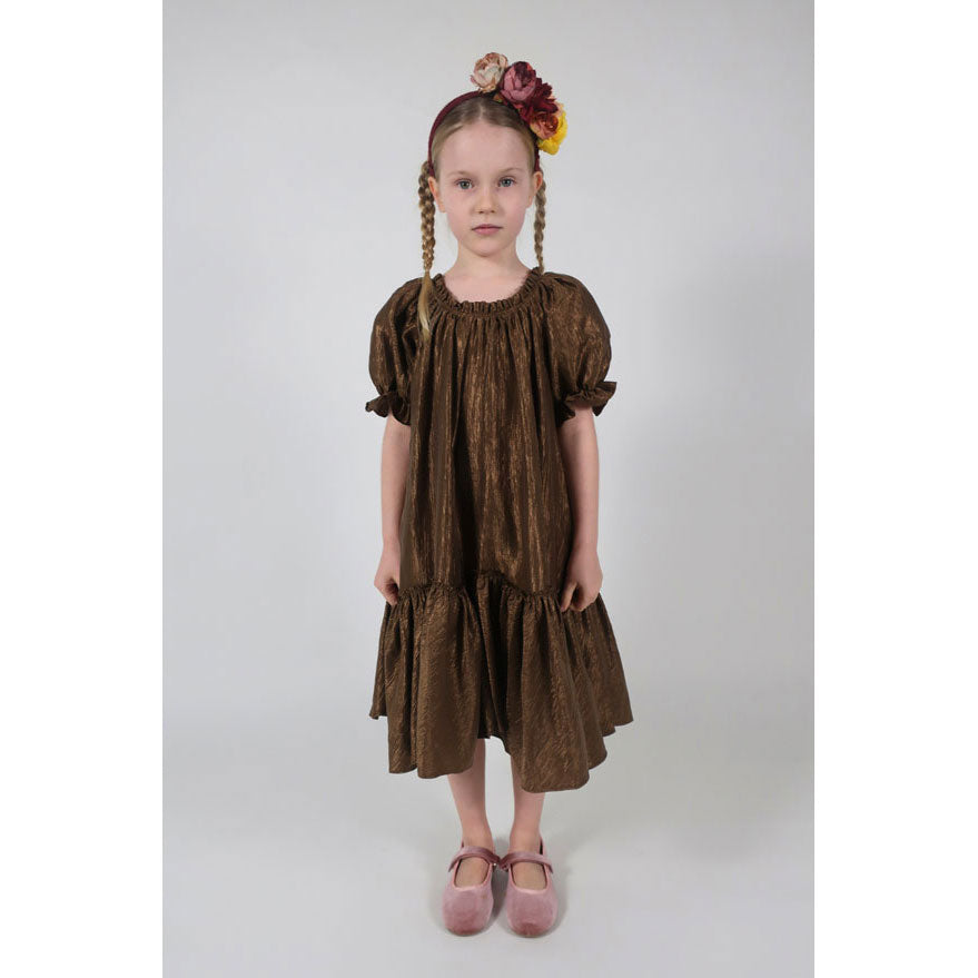Tia Cibani Coco Coco Lame Dress