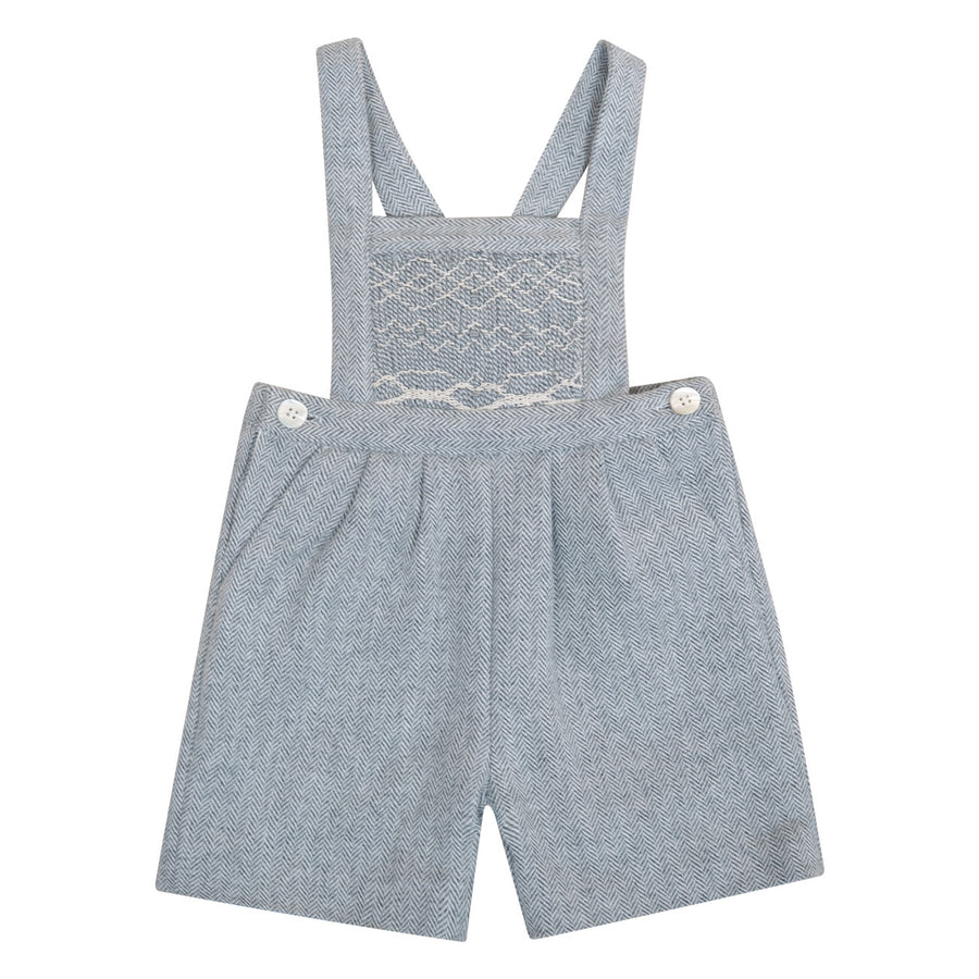 Kidiwi Grey Herringbone Aurelien Dungaree