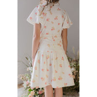 Steph Petite Rose Denim Skirt