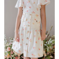 Steph Petite Rose Denim Skirt