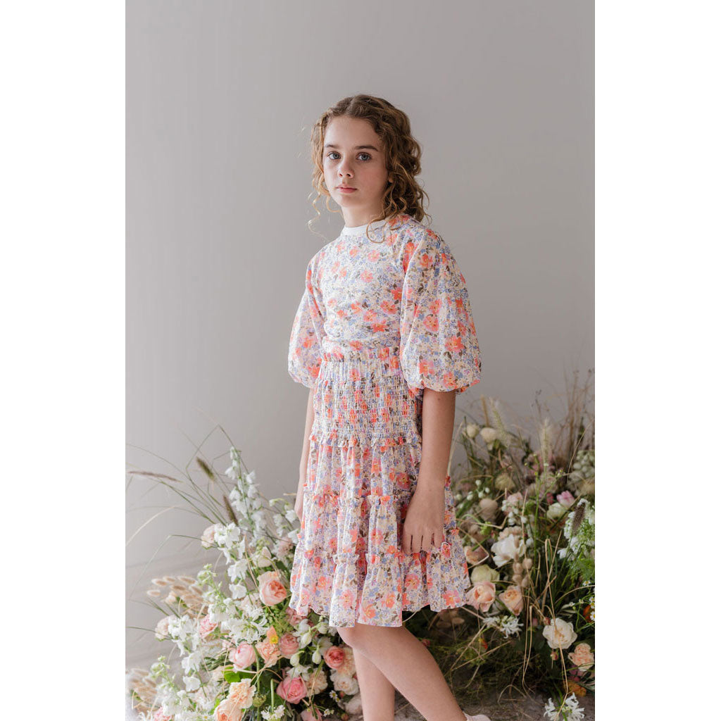 Steph Spring Bloom Voile Skirt