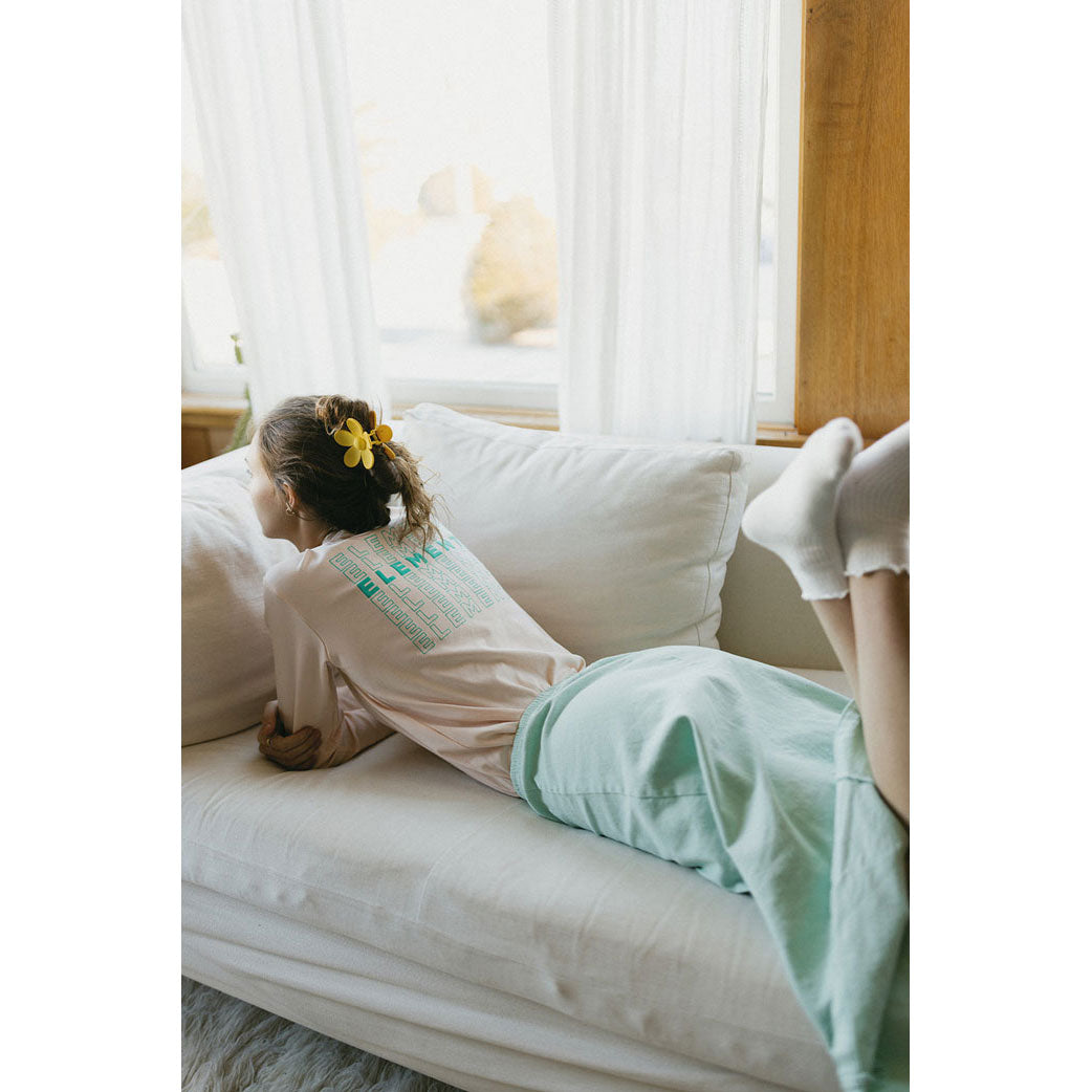 ELEMENTS Seafoam Denim Skirt