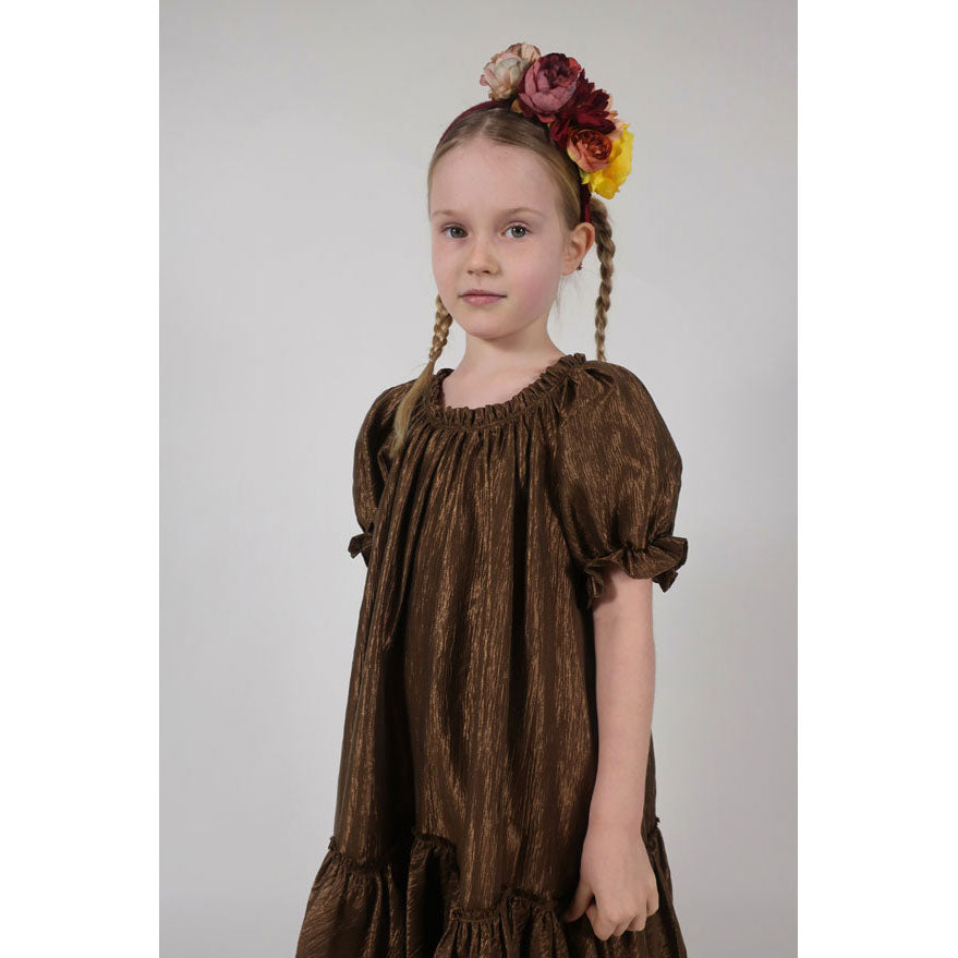 Tia Cibani Coco Coco Lame Dress