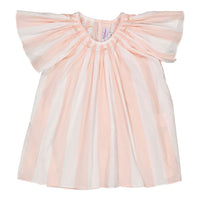 Kidiwi Nude Pink/ Lurex Stripes Bergenie Blouse