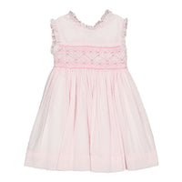 Kidiwi Baby Pink Plumetis Viola Dress