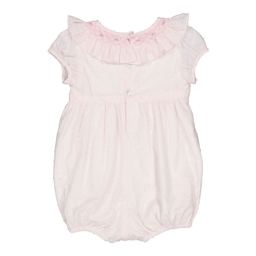 Kidiwi Baby Pink Plumetis Thanais Romper