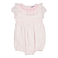 Kidiwi Baby Pink Plumetis Thanais Romper