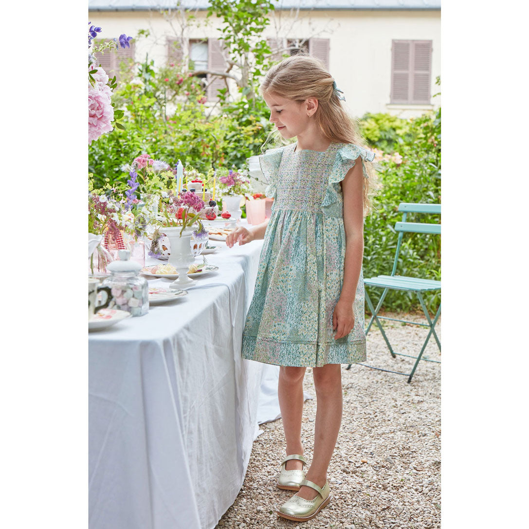 Kidiwi Flower Meadow Print Leanne Dress