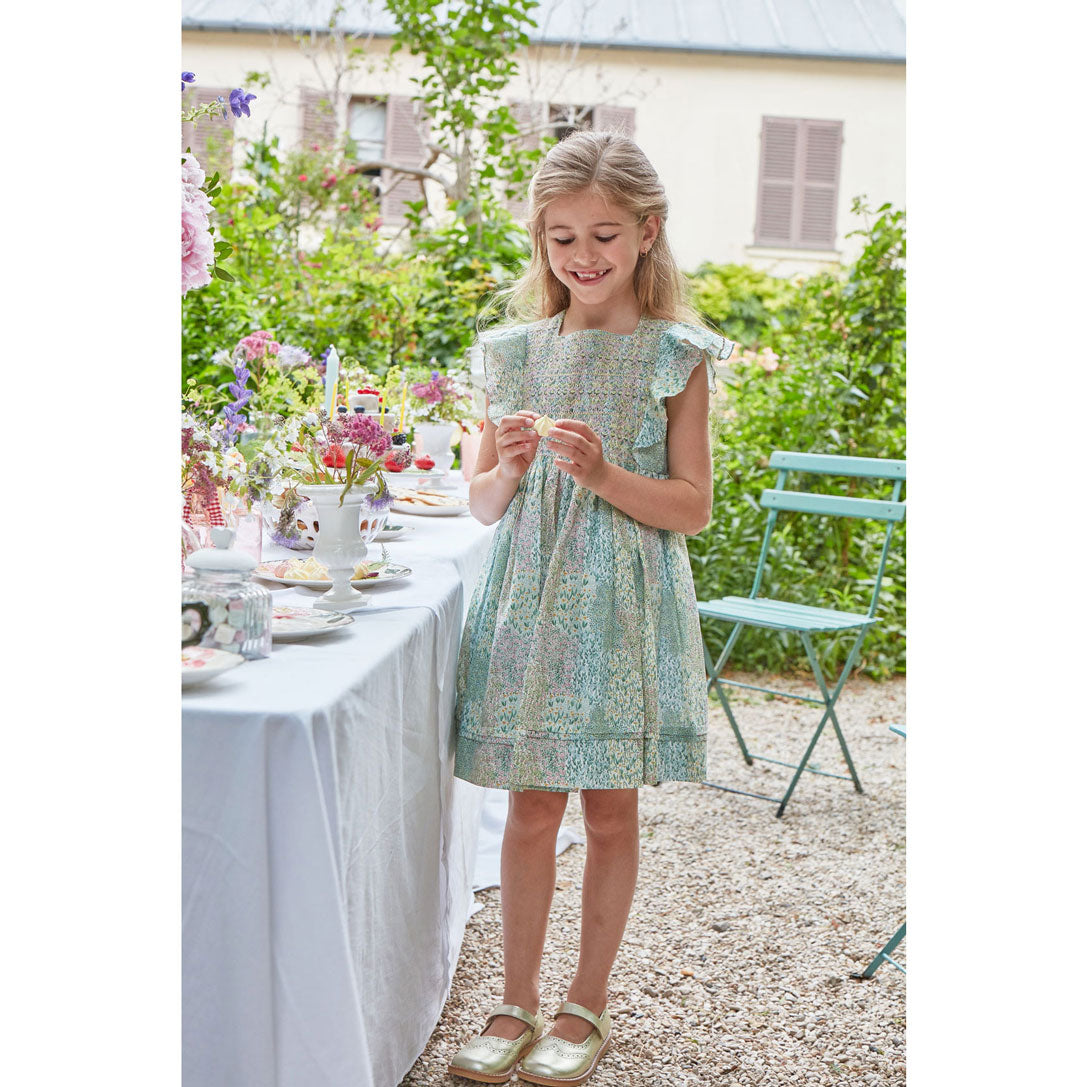 Kidiwi Flower Meadow Print Leanne Dress