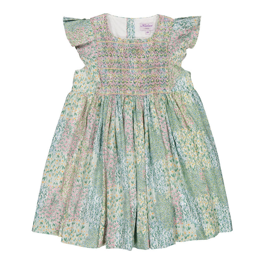 Kidiwi Flower Meadow Print Leanne Dress