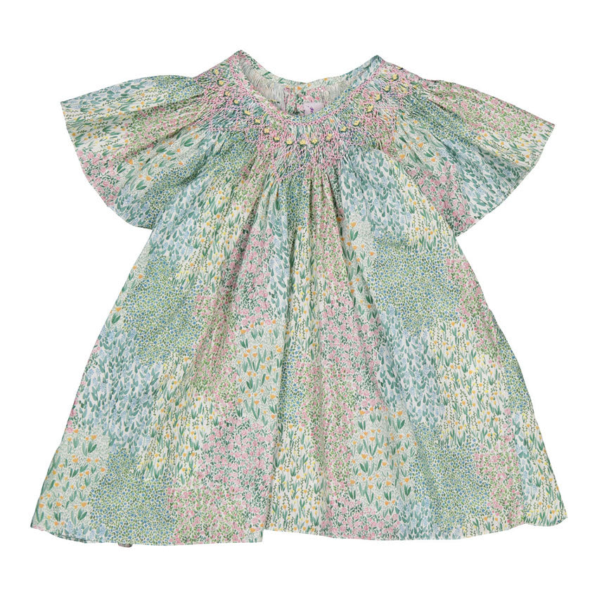 Kidiwi Flower Meadow Print Bergenie Baby Blouse