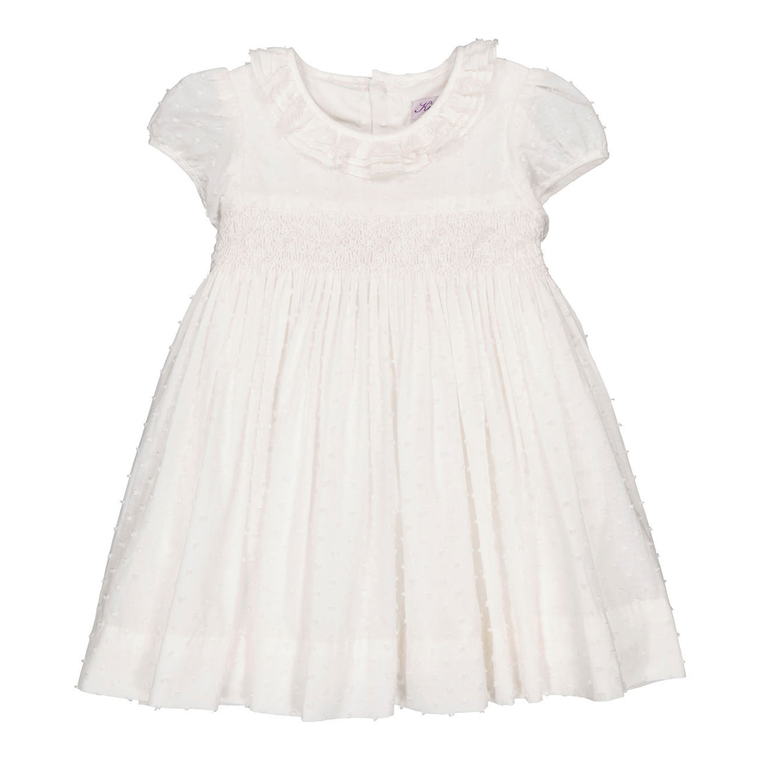 Kidiwi Off White Plumentis Hars Dress