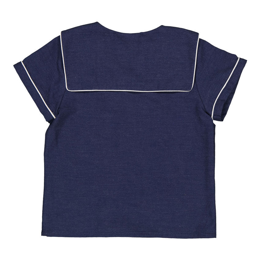 Kidiwi Jean Chambray Ambroise Sailor Shirt