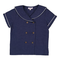 Kidiwi Jean Chambray Ambroise Sailor Shirt