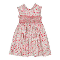 Kidiwi Small Red Flower Print Viola Dress