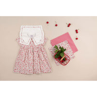 Kidiwi Small Red Flower Print Paolina Dress