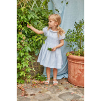 Kidiwi Small Sky Blue Print Hars Dress