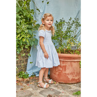 Kidiwi Small Sky Blue Print Hars Dress