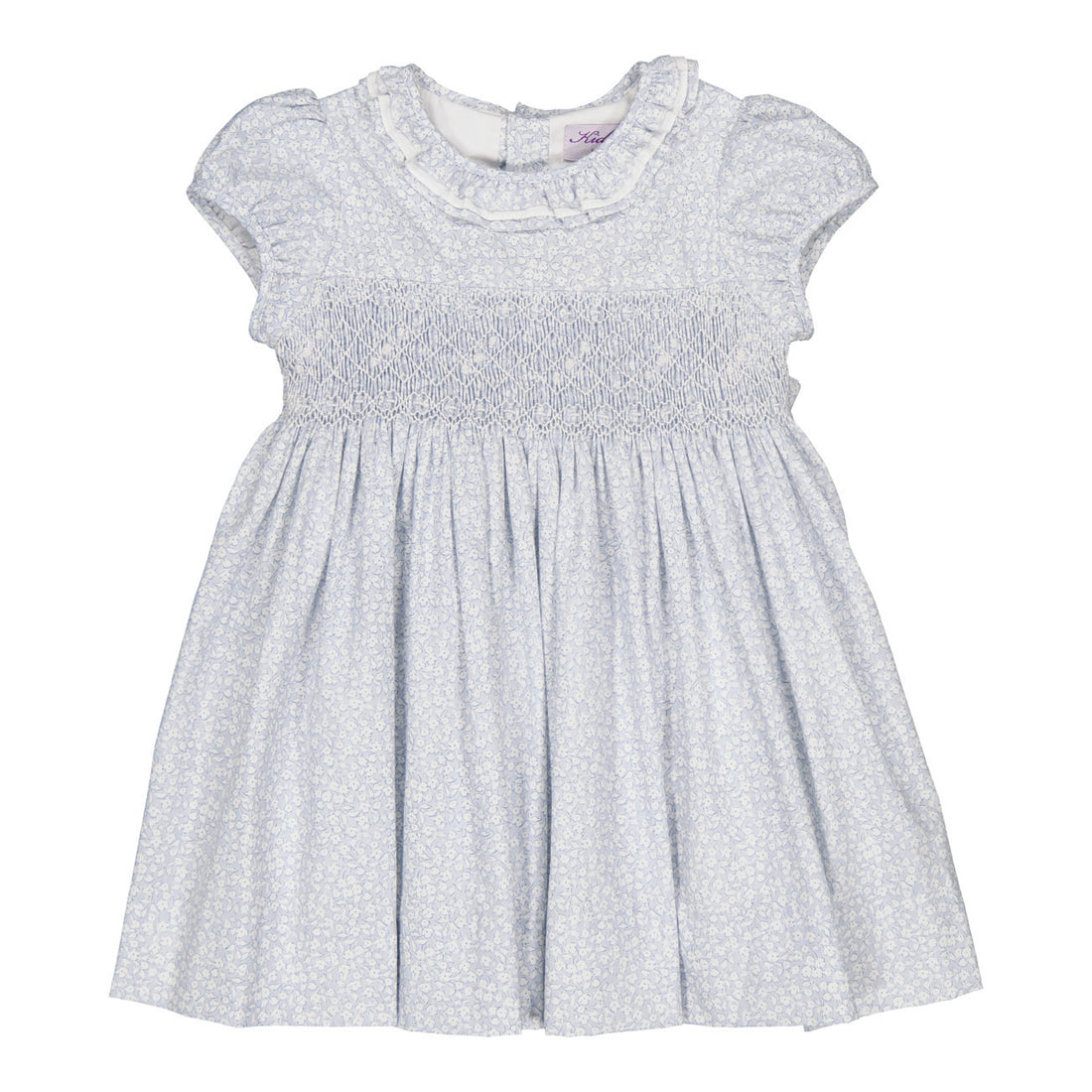 Kidiwi Small Sky Blue Print Hars Dress