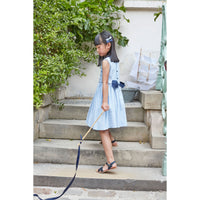 Kidiwi Thin Blue/White Stripes Emma Dress