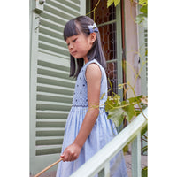 Kidiwi Thin Blue/White Stripes Emma Dress