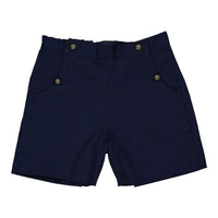 Kidiwi Navy Cotton Pique Sonia Shorts