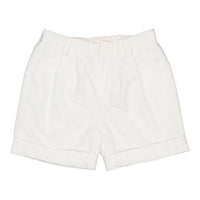 Kidiwi White Cotton Pique Adam Shorts