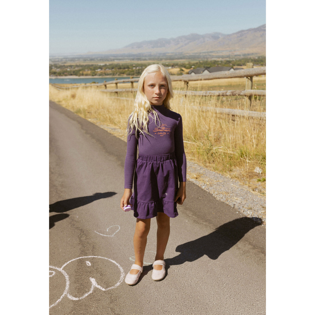 L by Ladida Wine Running Cheetah Turtleneck