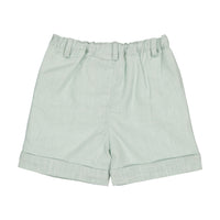 Kidiwi Mint Linen Adam Shorts