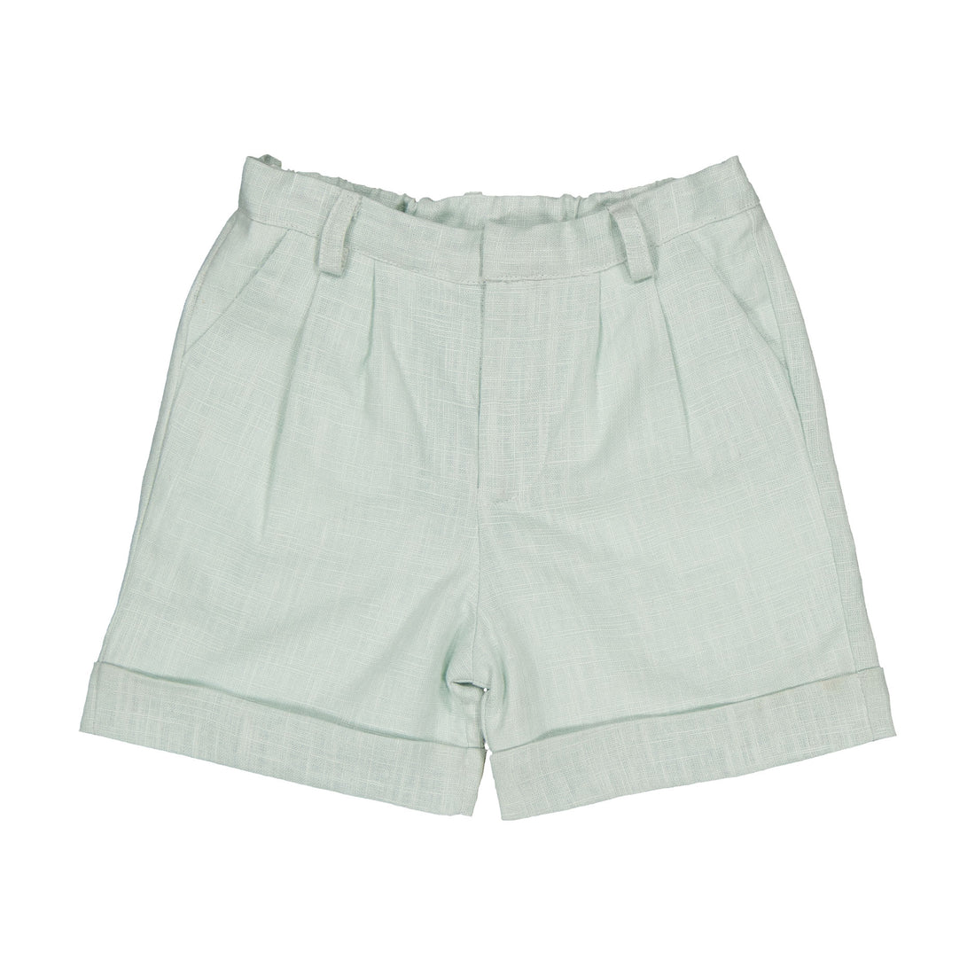 Kidiwi Mint Linen Adam Shorts